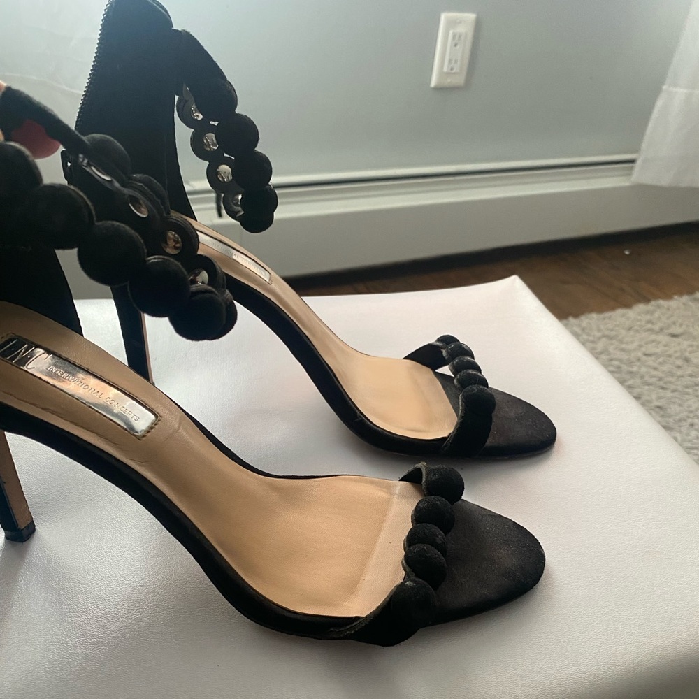 INC BLACK 3.25 inch heel -
